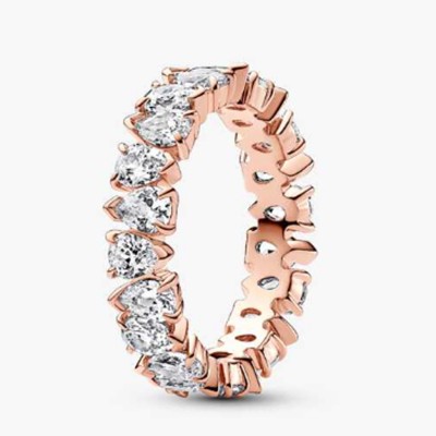 Alternating Sparkling Band Ring
